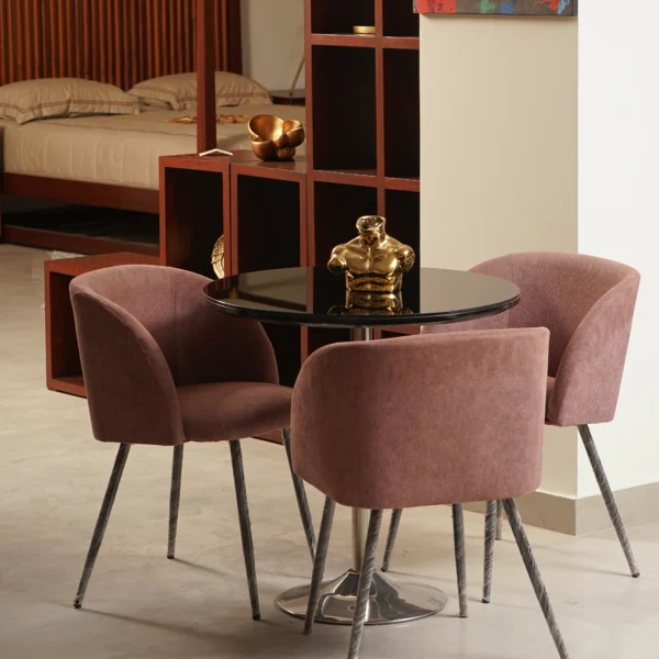 MW 3-Seater Round Dining Set