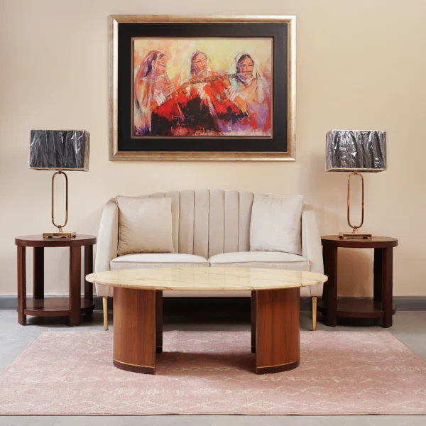 JD Oval Center Table