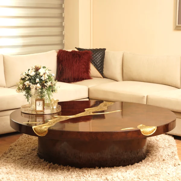 Brass Corner Sofa