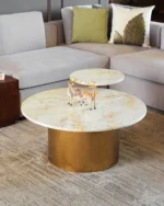 Aesthetic Center Tables in Nesting Style