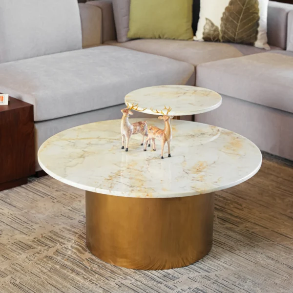Aesthetic Center Tables in Nesting Style