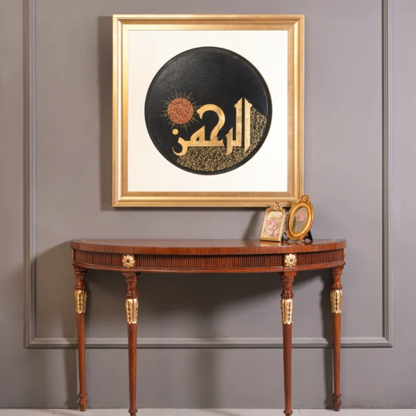 Mukaam Carved Console in High Gloss Finish