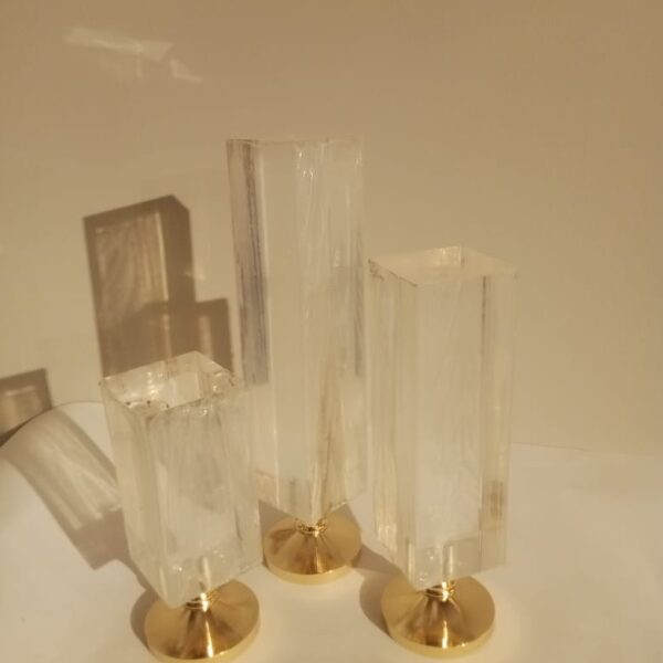 Glass Candle Stands-4775